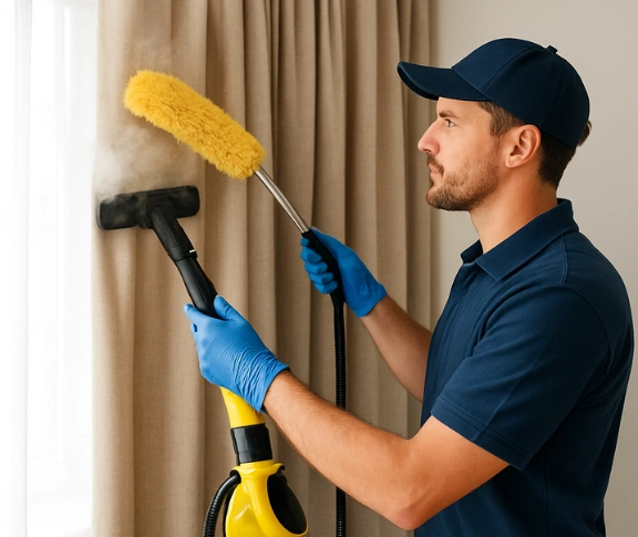Trusted blind cleaning technician Matty Curtain Cleaning yarrambat-vic QLD