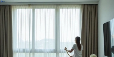 Delicate sheer drape cleaning yarrambat-vic Matty Curtain Cleaning